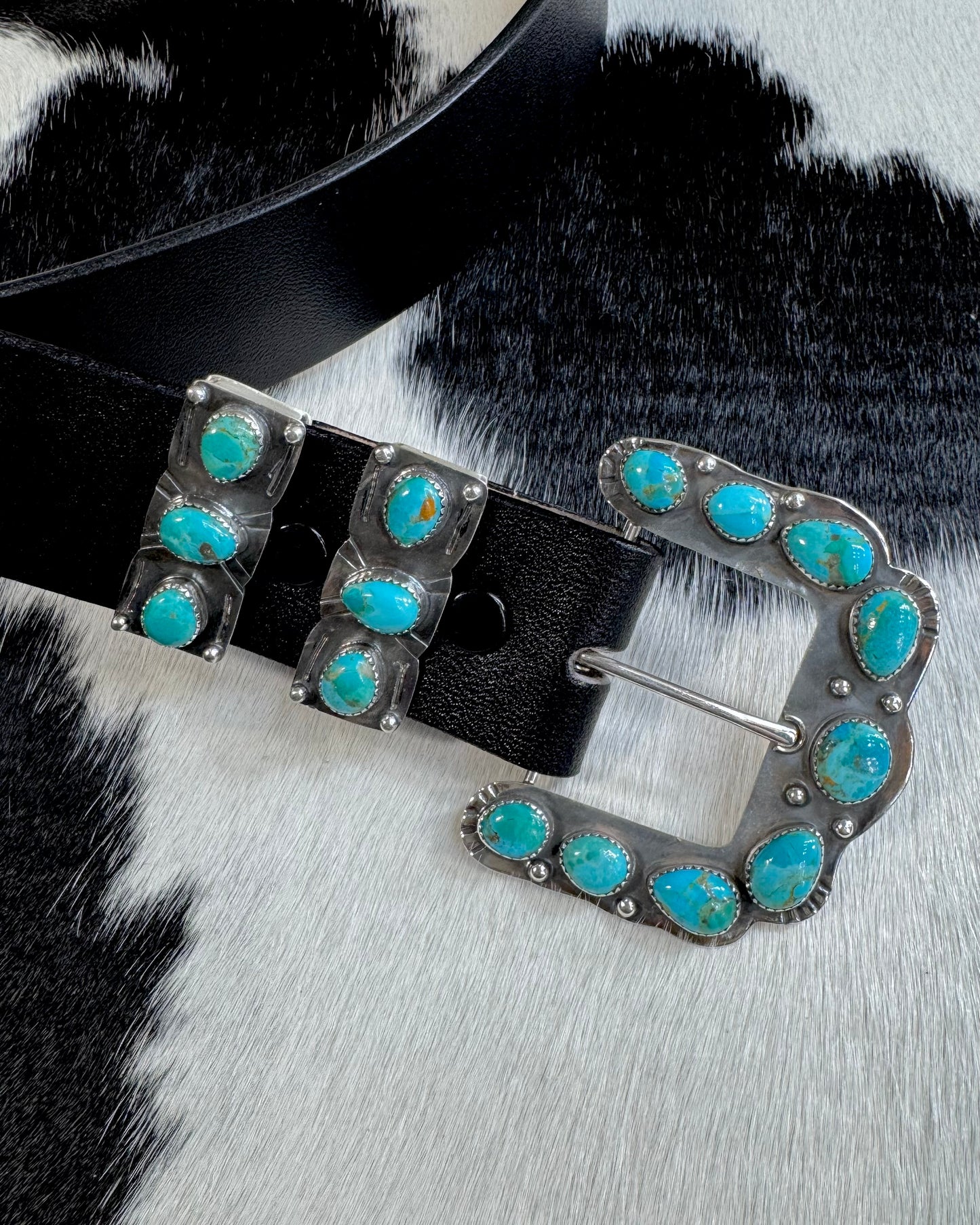 Hada Turquoise Buckle Set *Non Native