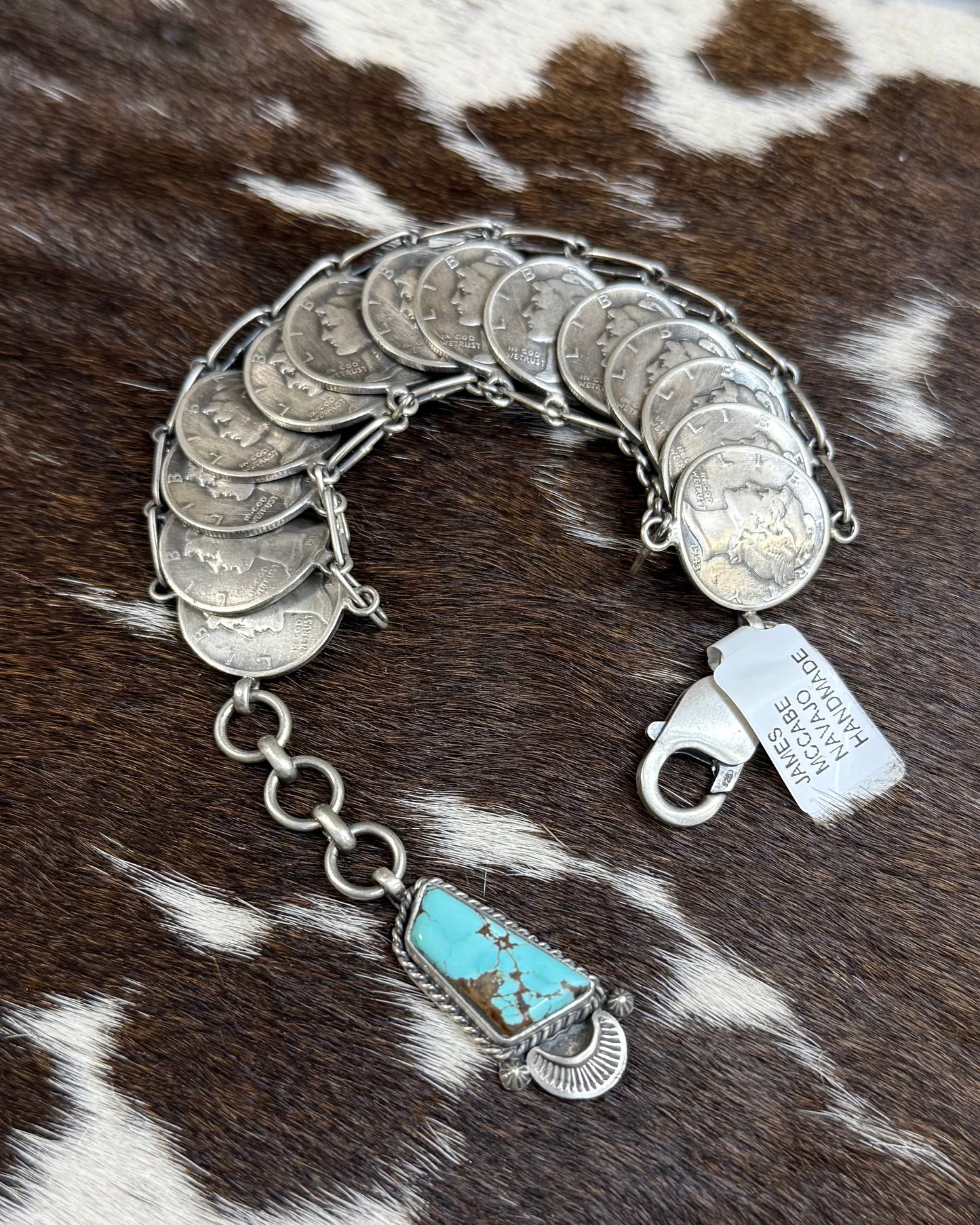 James McCabe Liberty Coin Bracelet *Native ~ READ DESCRIPTION