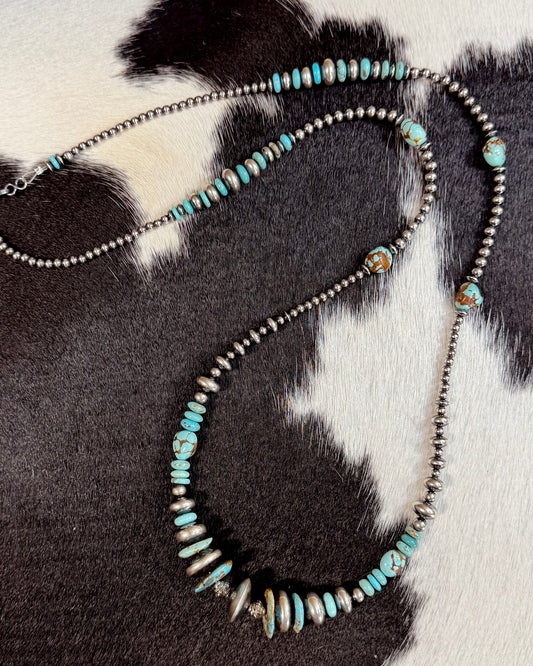 38" Sterling #8 Necklace *Native STRUNG