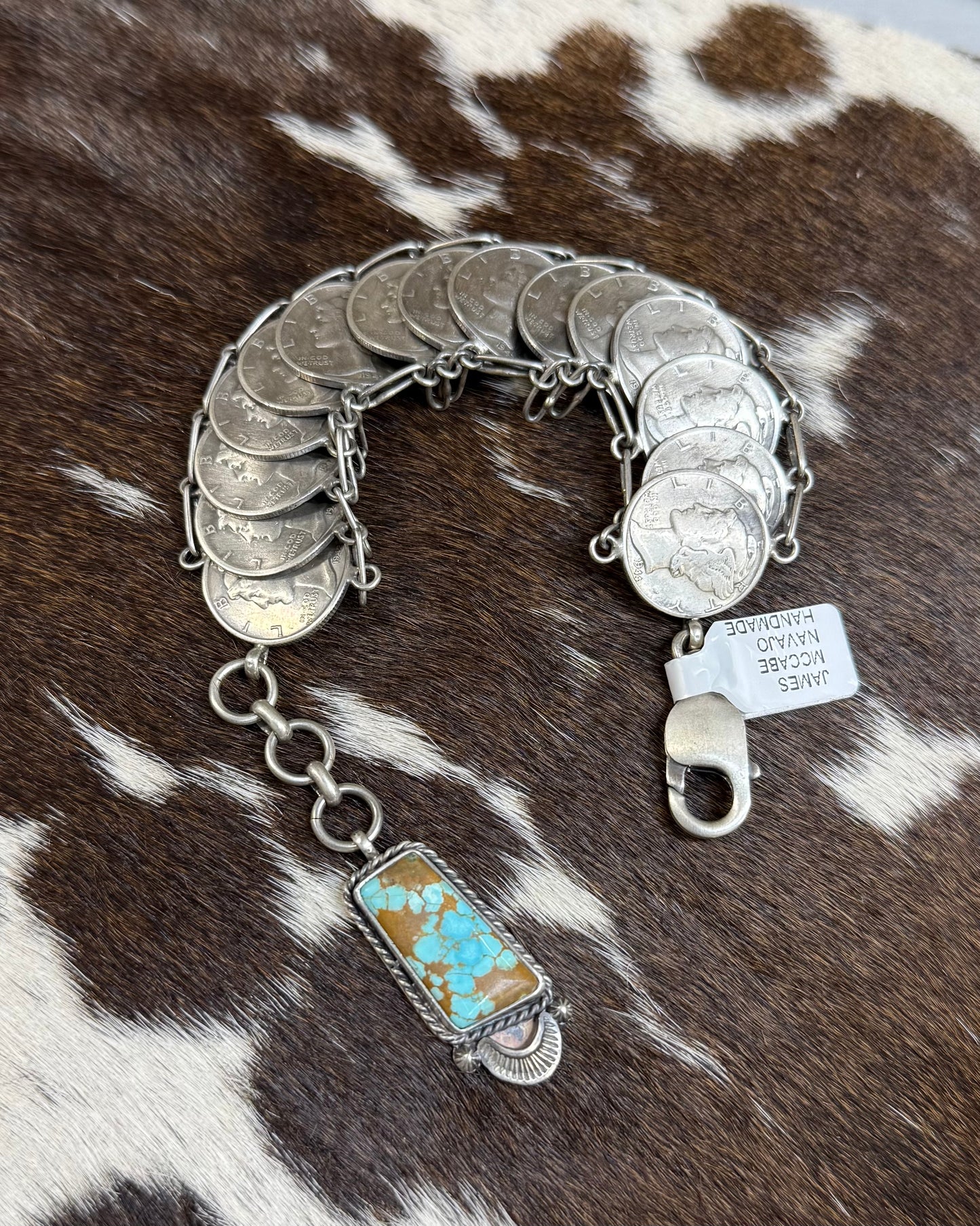James McCabe Liberty Coin Bracelet *Native ~ READ DESCRIPTION