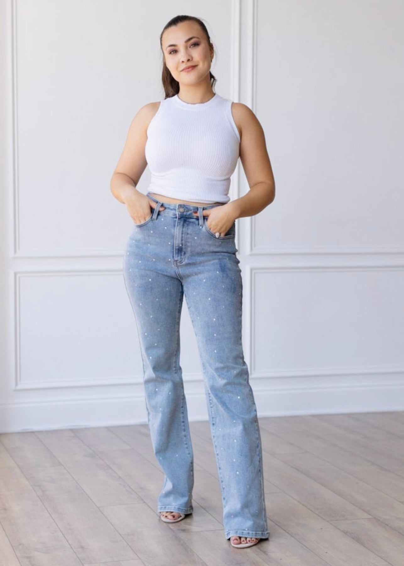 Love Struck Straight Leg Jeans *SIZE DOWN