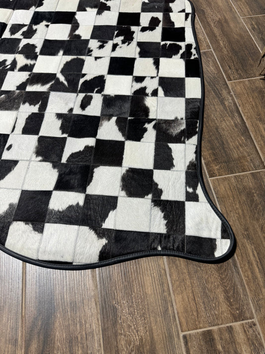 2pc Cowhide Under Bed/Furniture Rug
