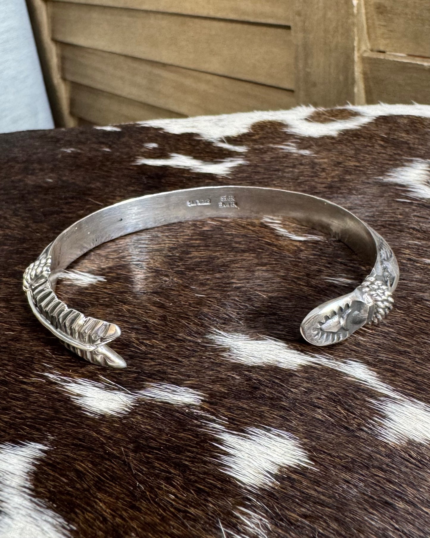 Delayne Reeves Sterling Pattern Cuff *Native