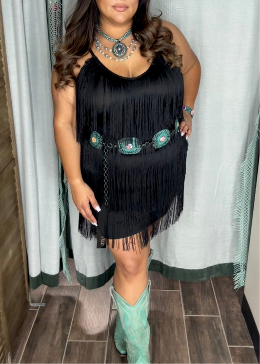 Angelica Fringe Dress