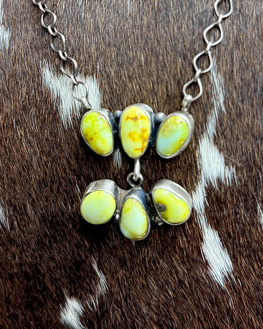 Palomino Double Dangle Chain Necklace *Native