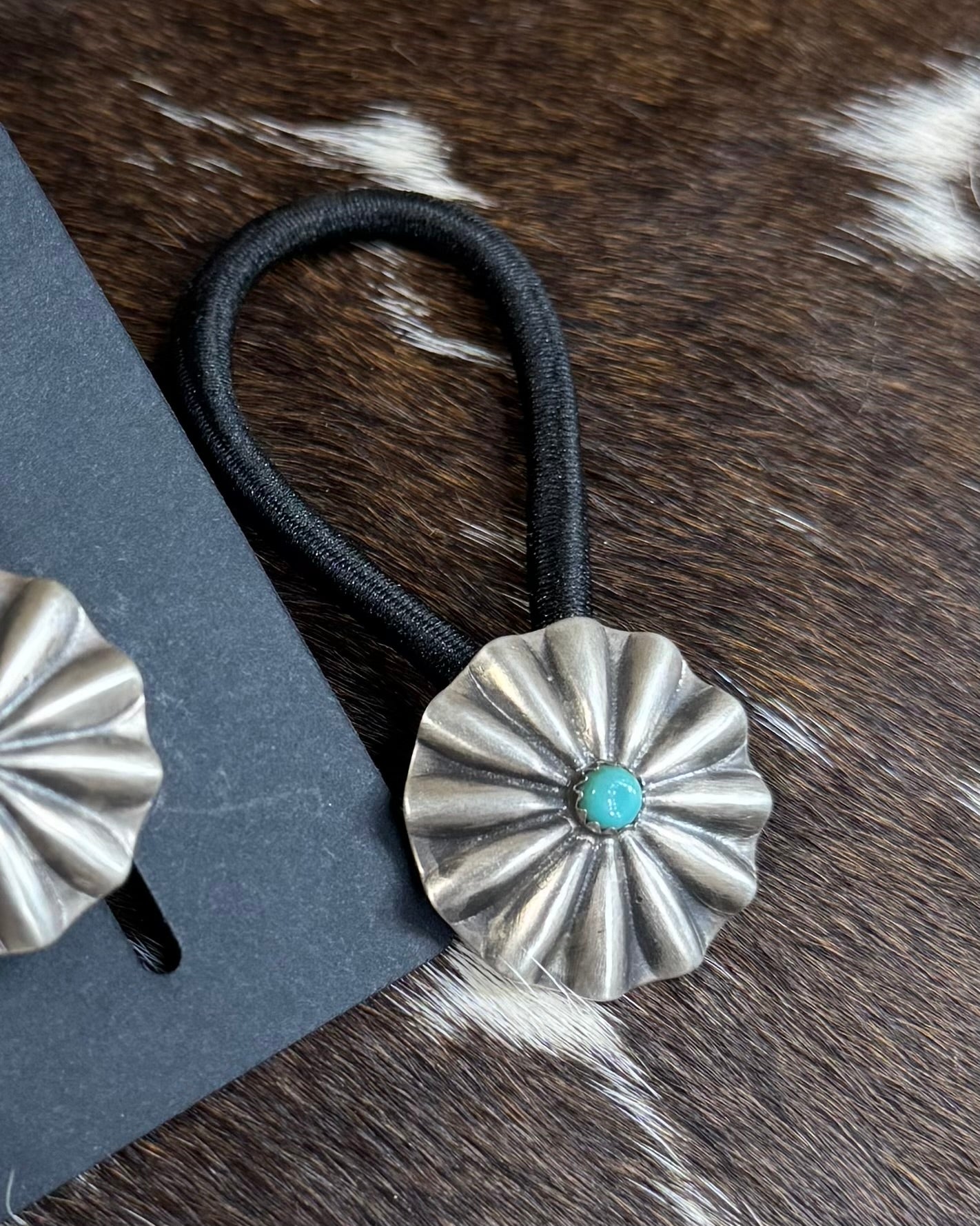 Mini Concho Hair Tie *Native Made