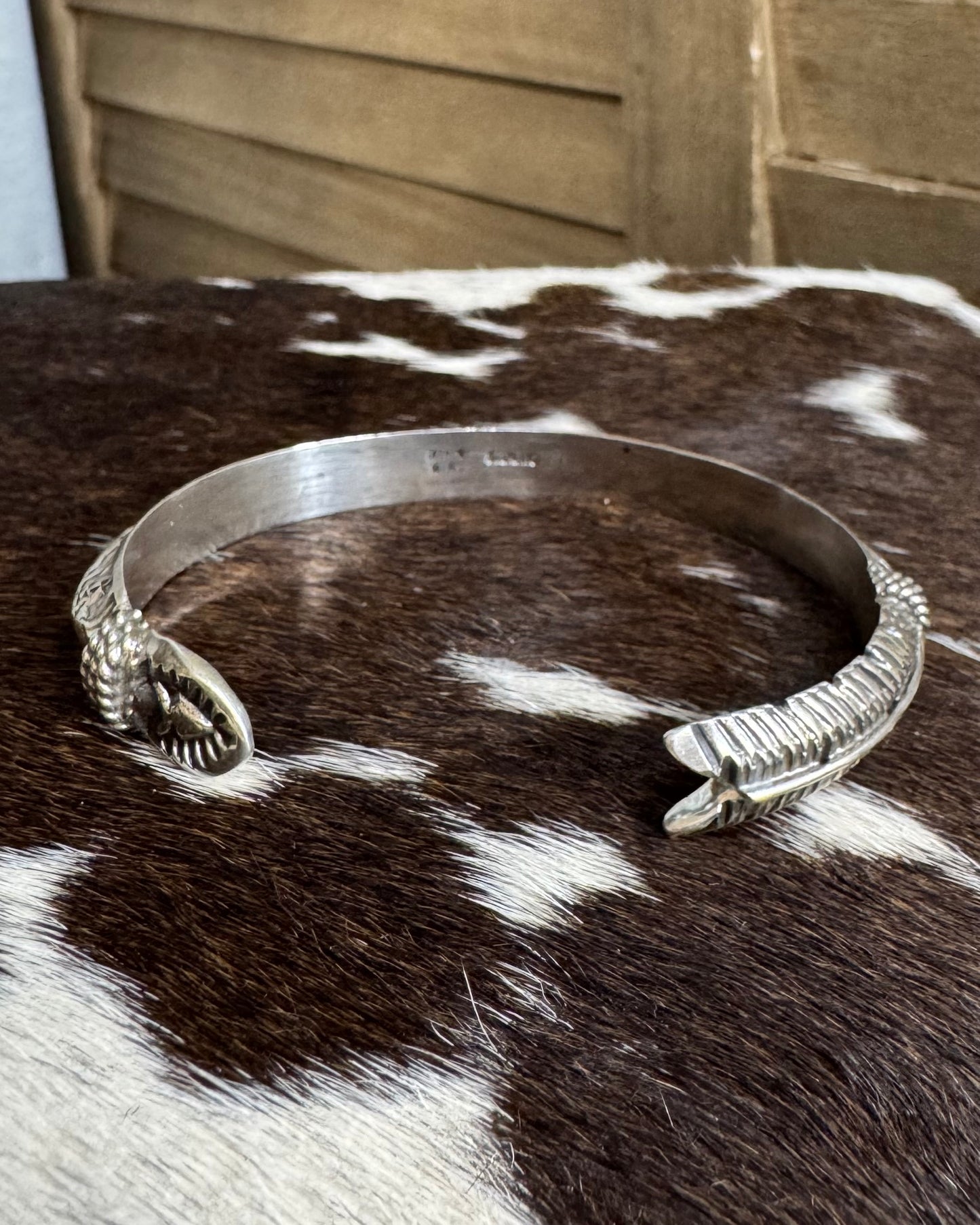 Delayne Reeves Sterling Pattern Cuff *Native