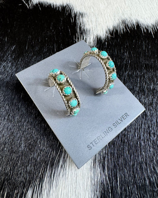 Kingman Medium Half Hoops *Native Made