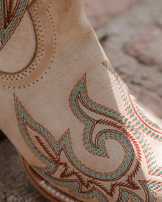 Eliza Bone Embroidered Boots by Corral