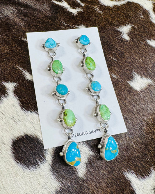 Delbert Begay Sonoran Dangle Earrings *Native