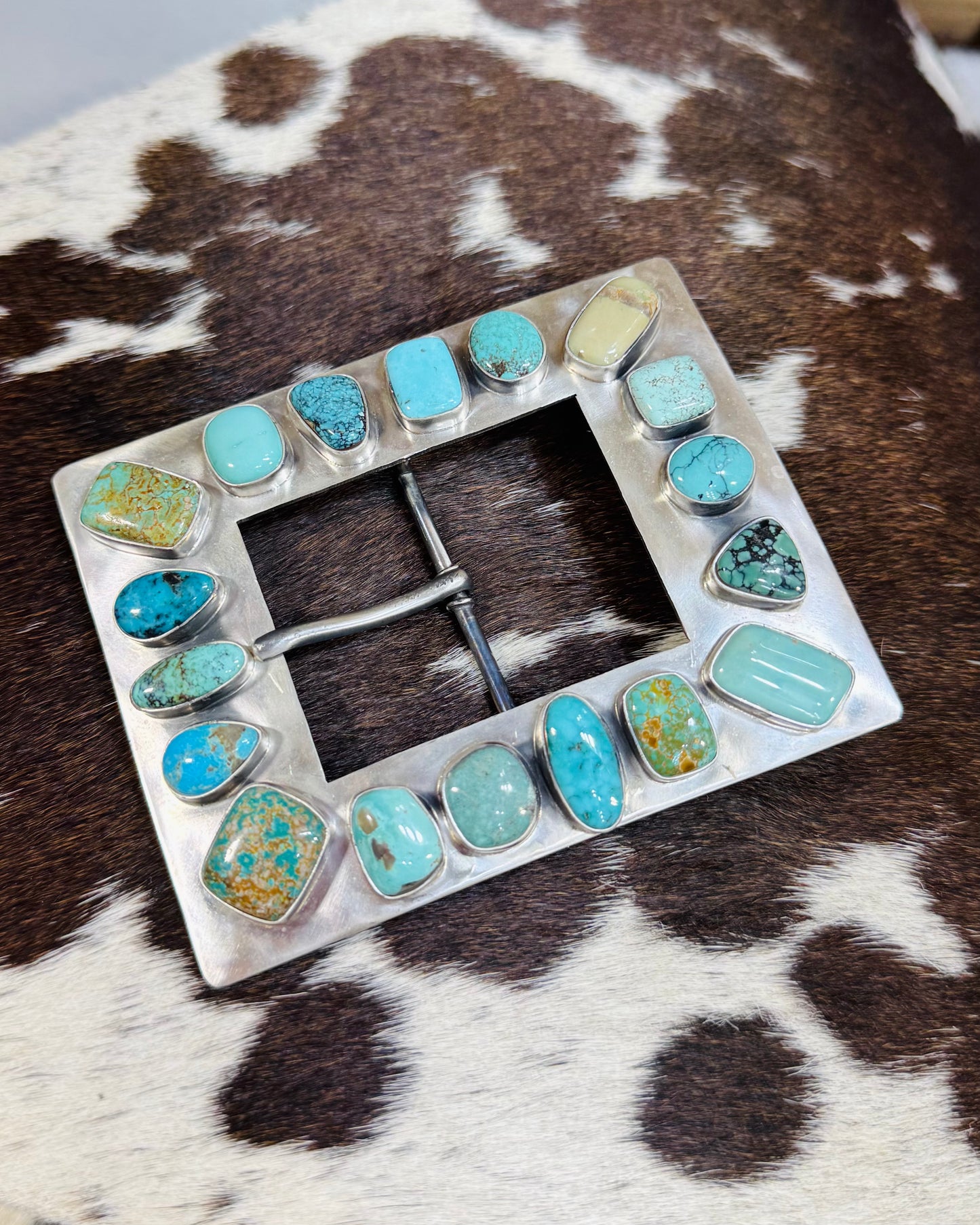 Mark Yazzie Squared Buckle *Native