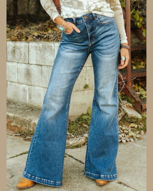 Chelsea High-rise Flare Jeans