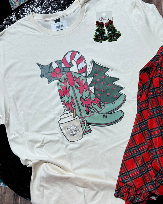 Make It Western Christmas Tee