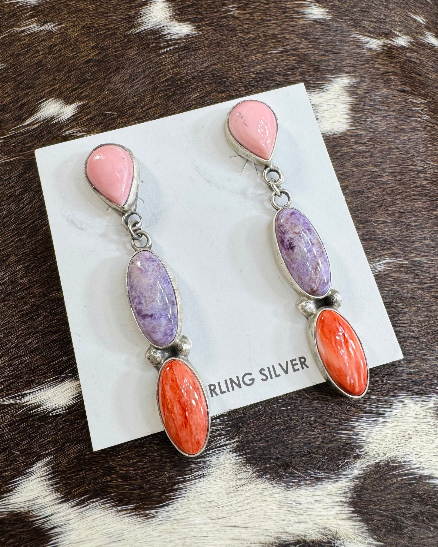 Danny Henio Spiny Dangle Earrings *Native