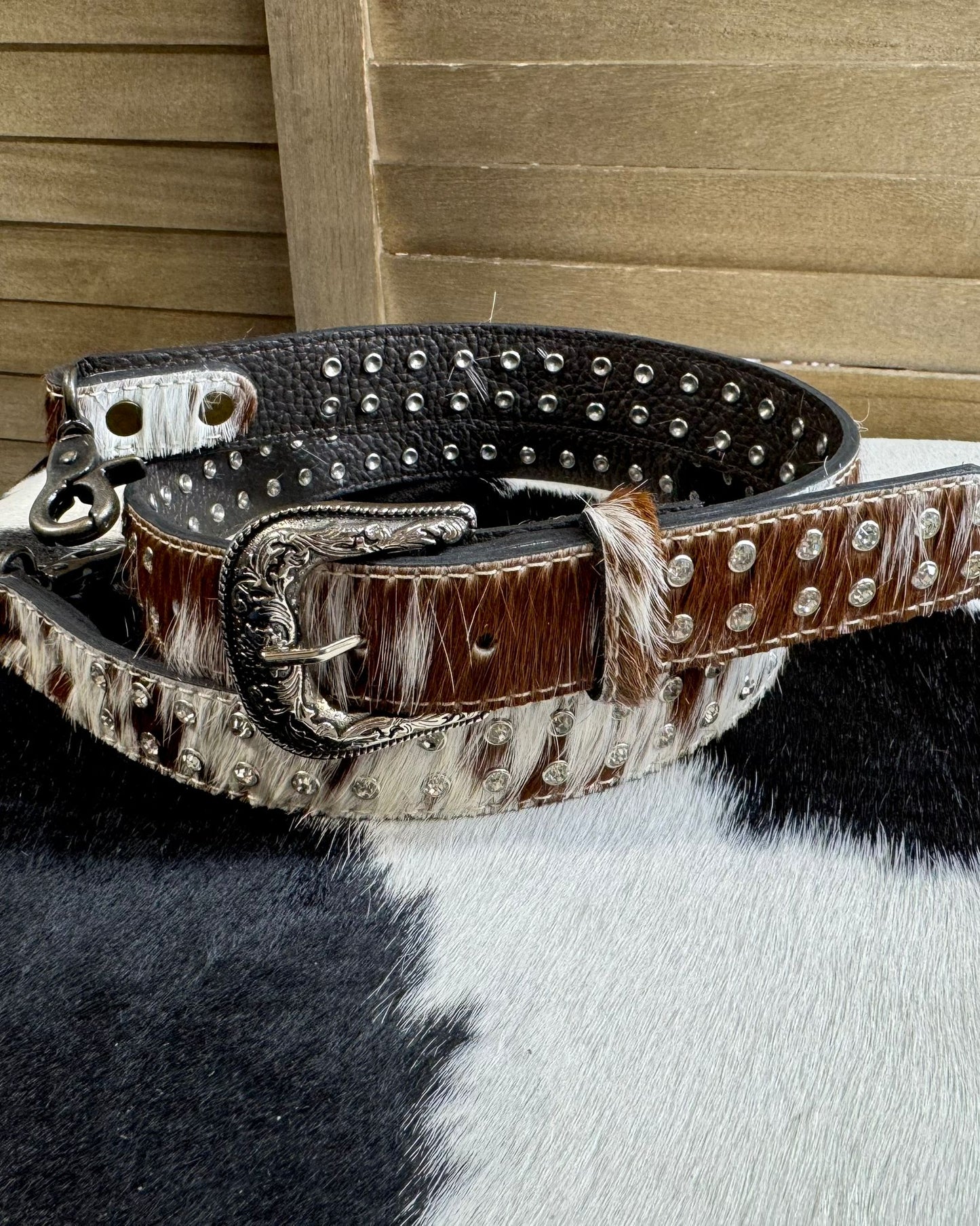 Cowhide Buckle Bag Strap *Hide Varies