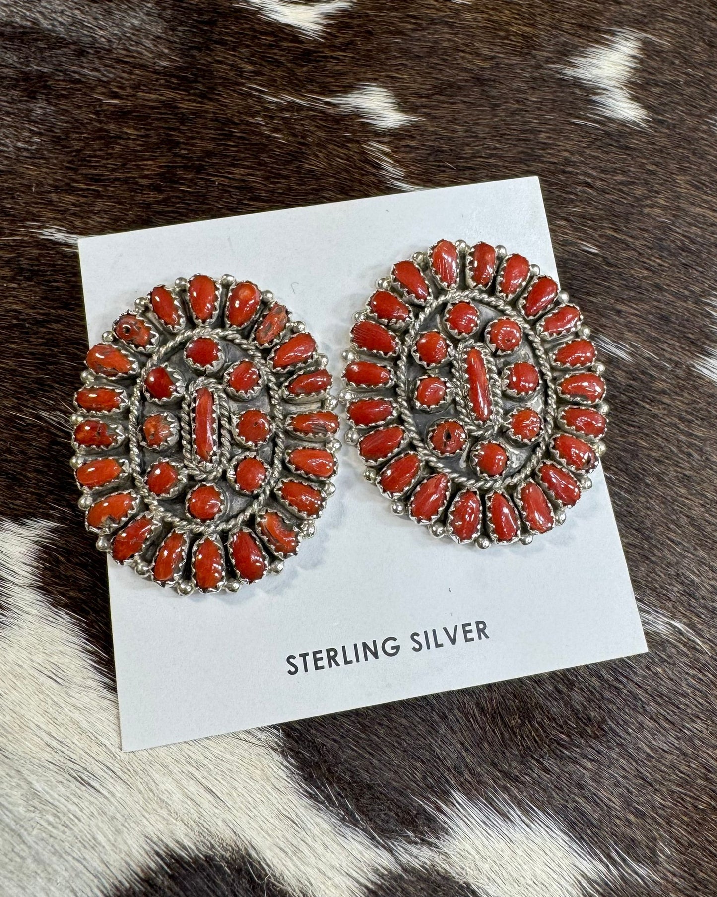 1.5" Jesse Williams Coral Cluster Studs