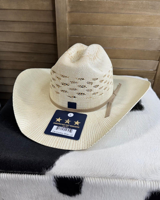 Cowgirl Cattleman Straw Hat