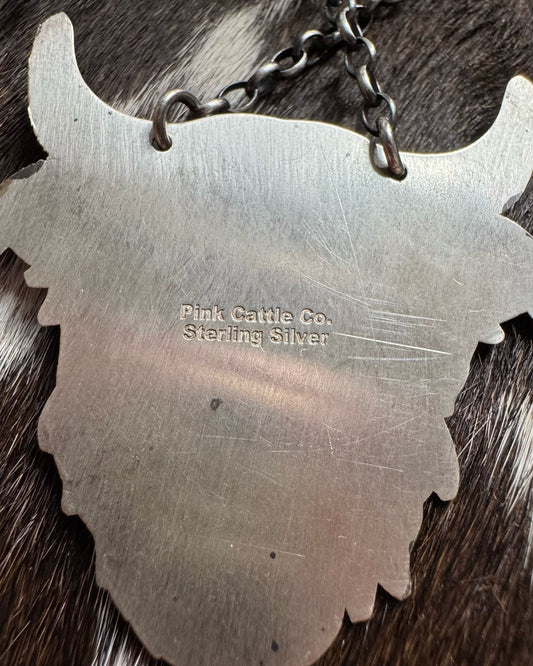 18" TPC Highland Cow Necklace *Sterling