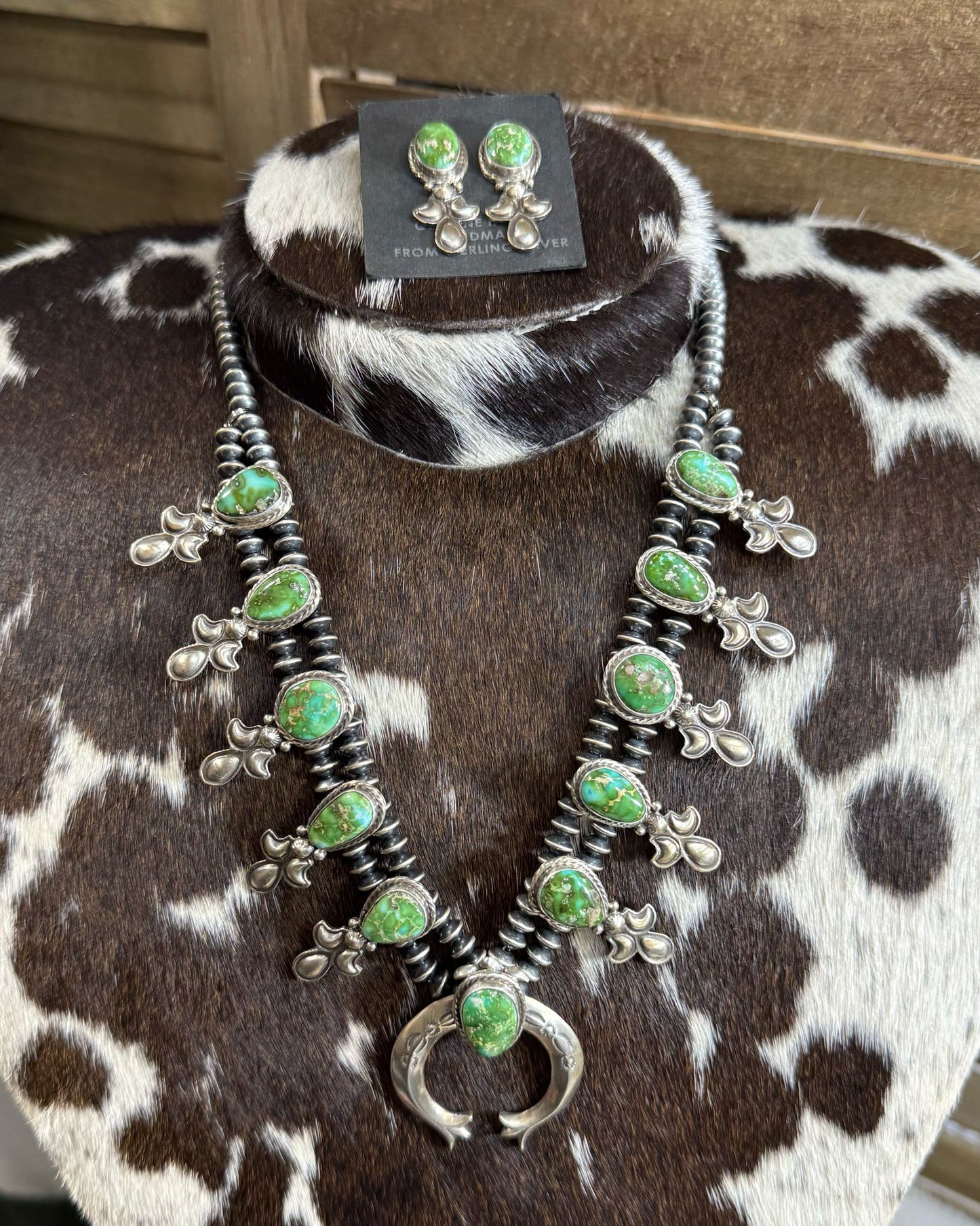 Sonoran Squash Blossom Statement Piece*Native