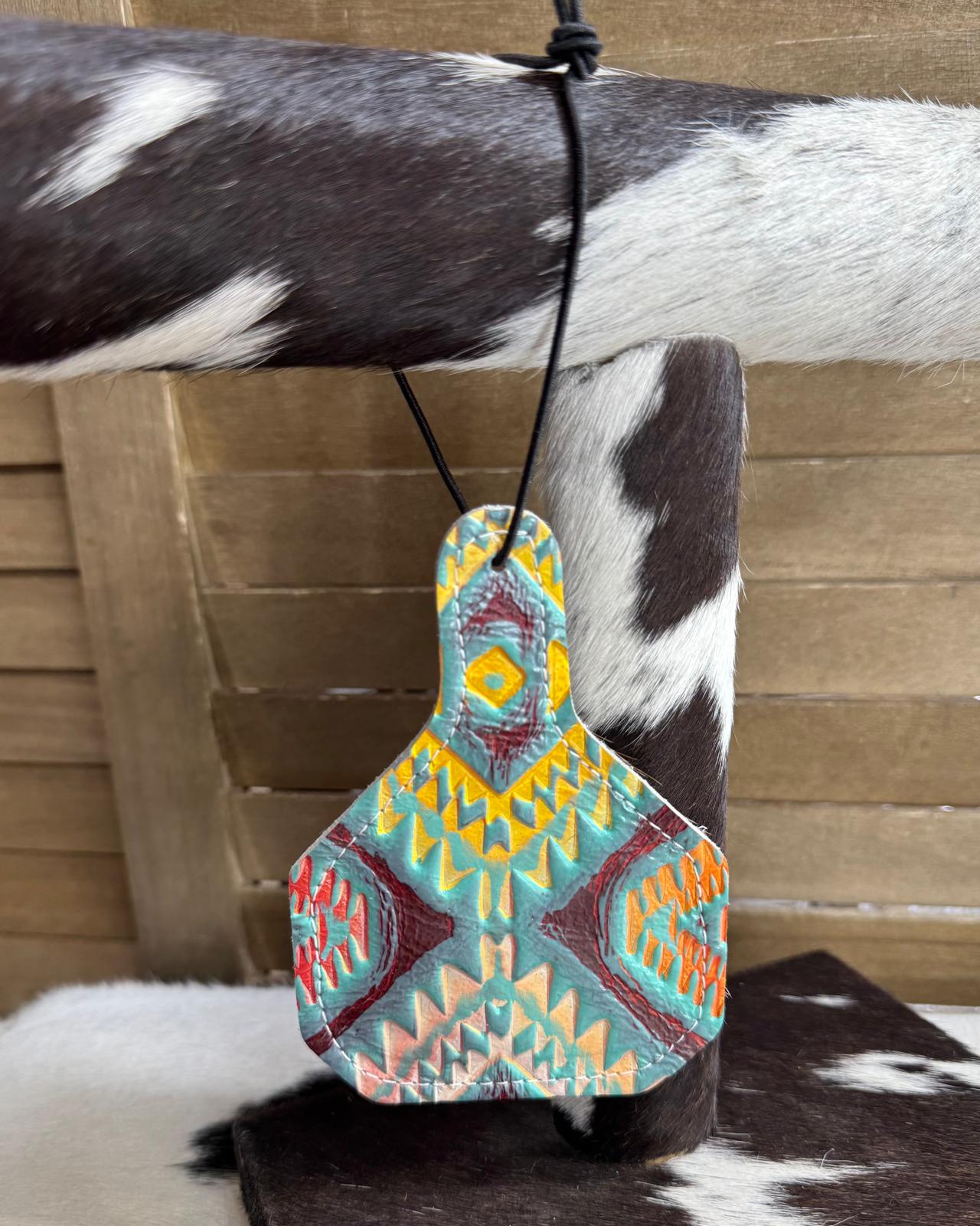 Cattle Tag Car Freshie Charm