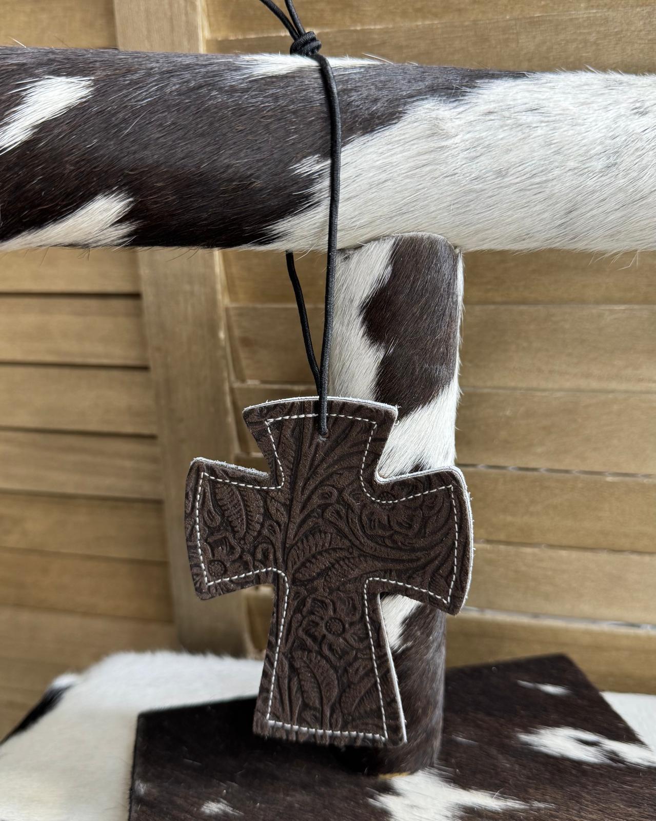 Cross Car Freshie Charm