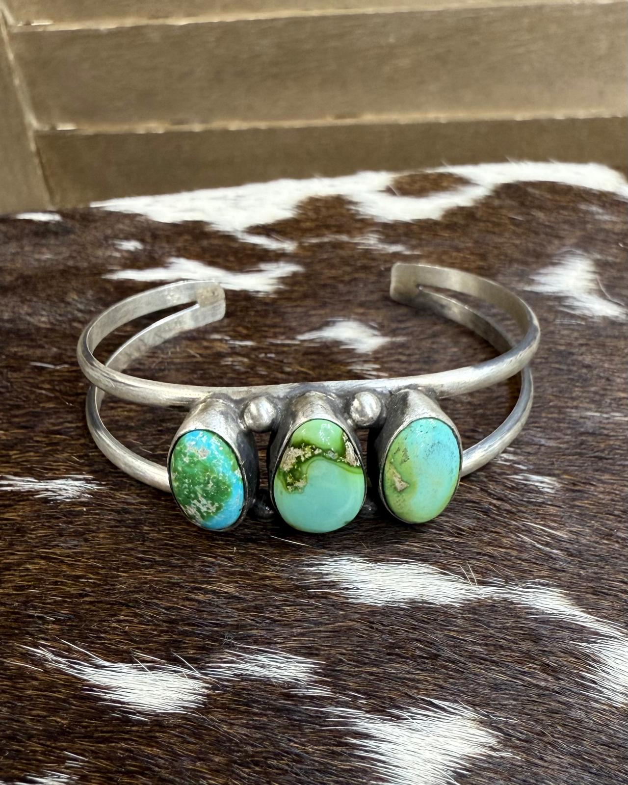 Augustine Largo Sonoran 3 Stone Cuff *Native