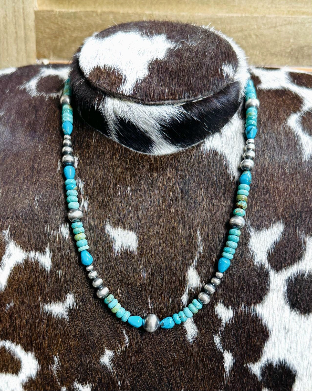 Kingman Multi Bead Peaerl Necklace