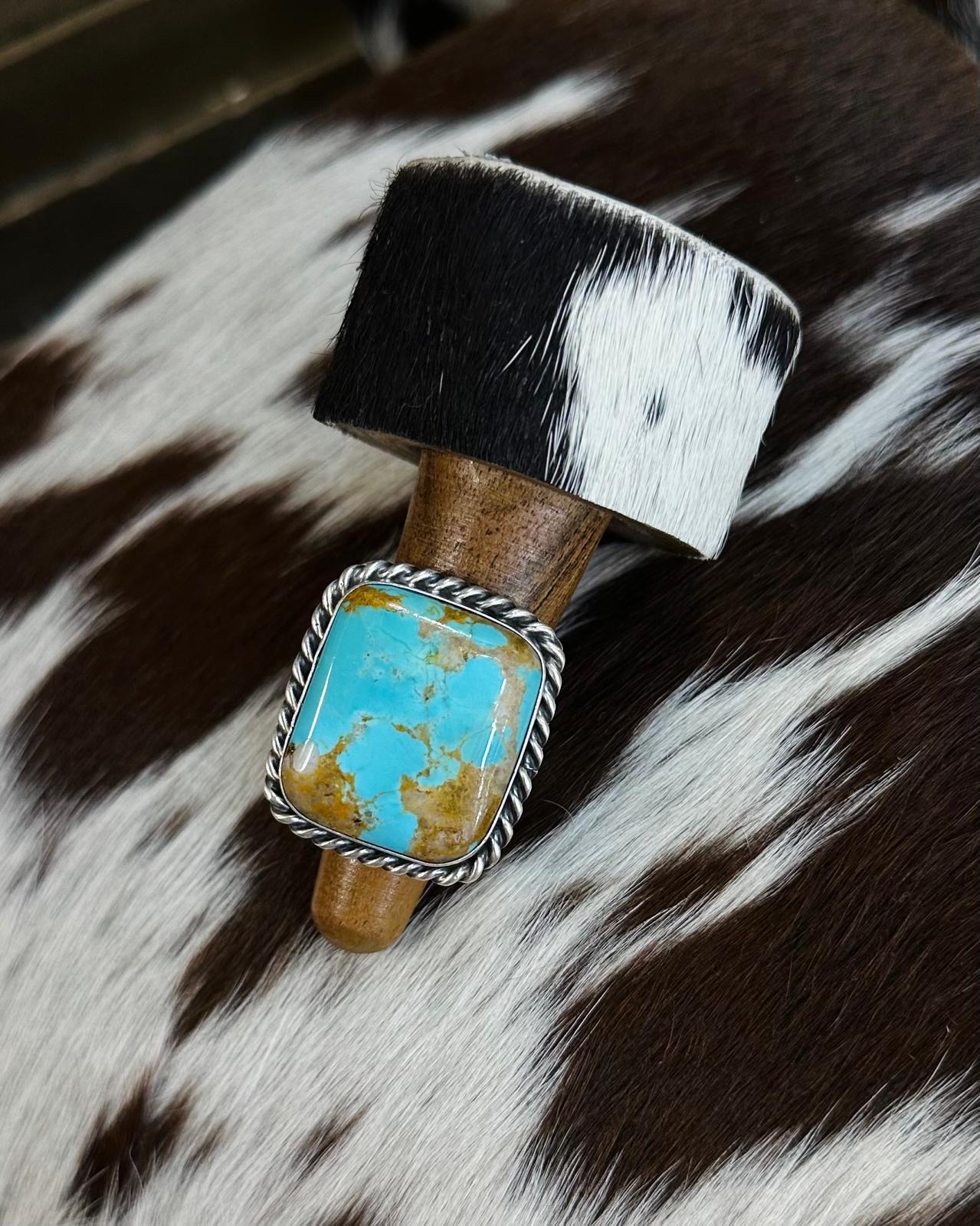 Augustine Largo Adjustable Kingman Square Ring