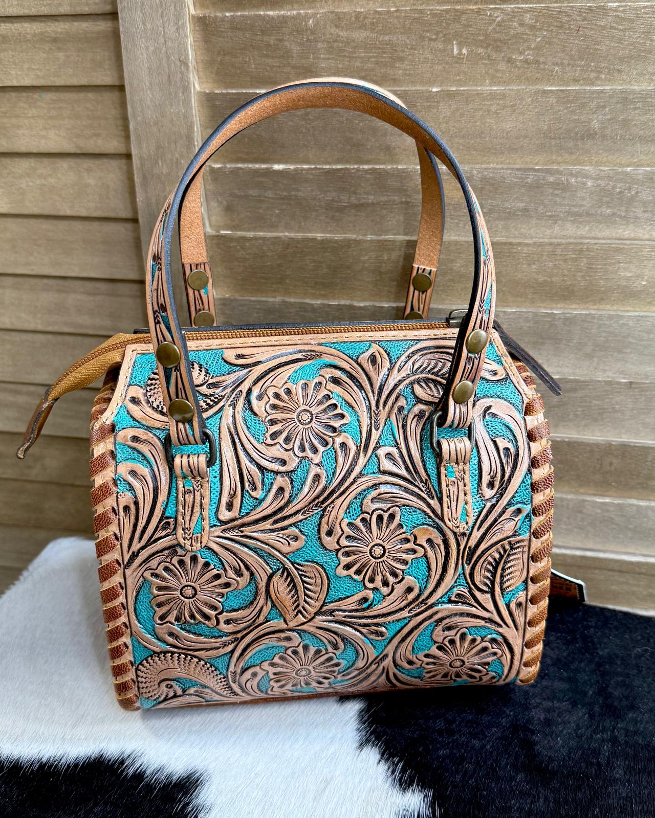 Mini Cutesy Brown Turquoise Speedy