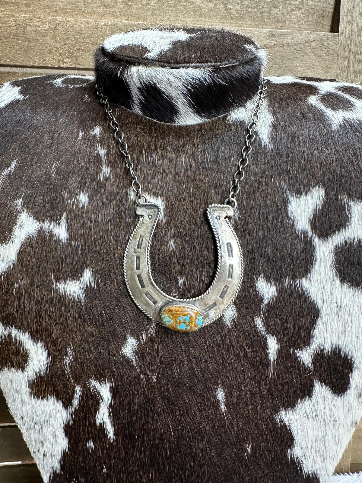 Kingman Horseshoe Necklace *Native