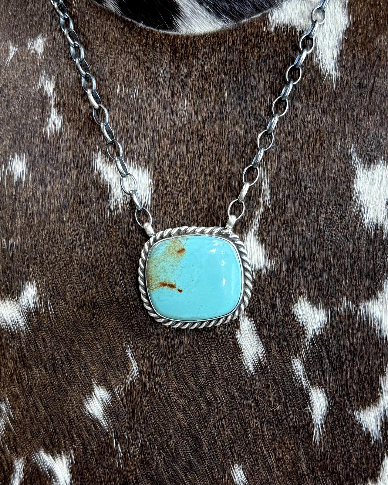 Augustine Largo Kingman Square Necklace *Native