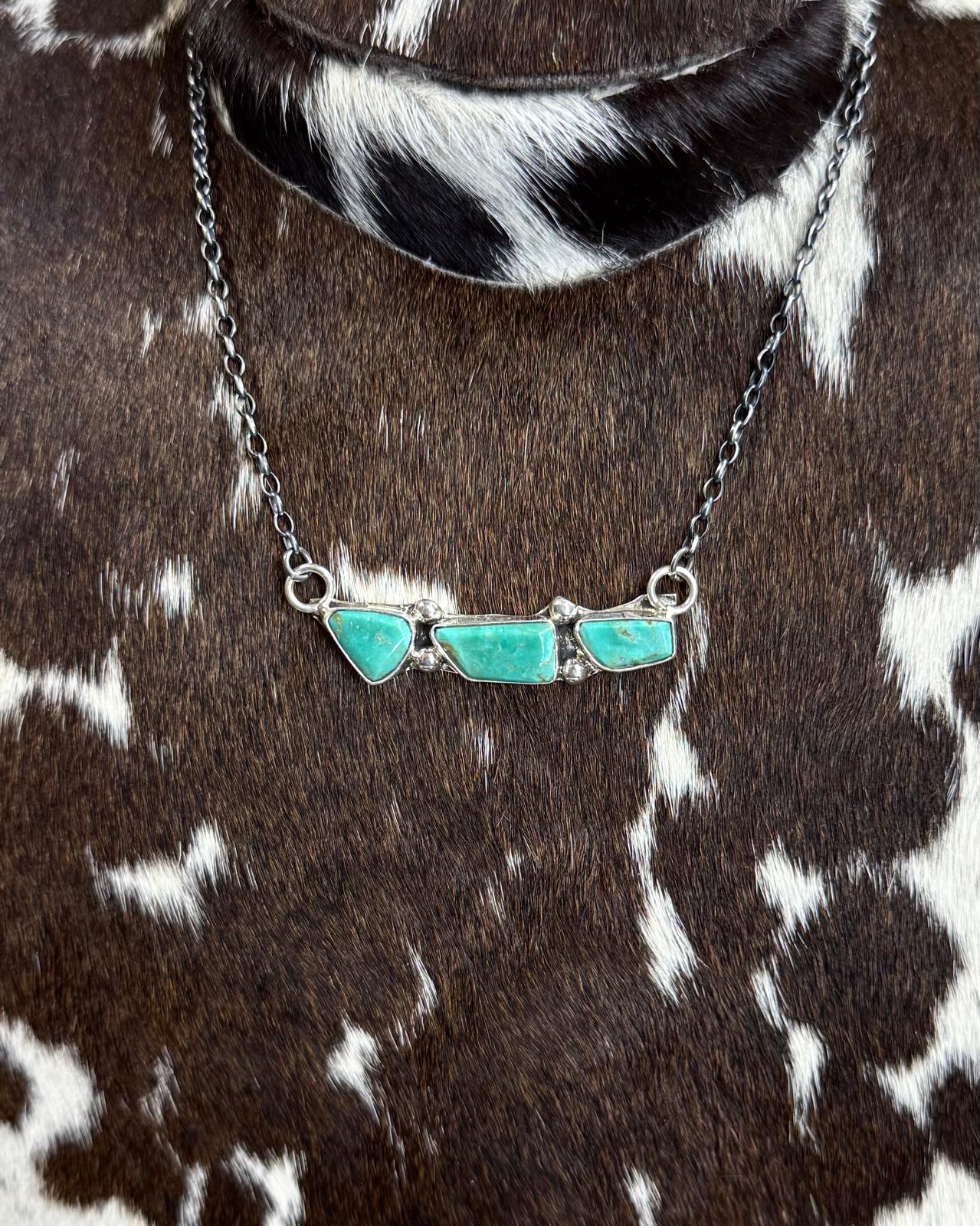 Jude Candelaria 3 Stone Necklace *Native