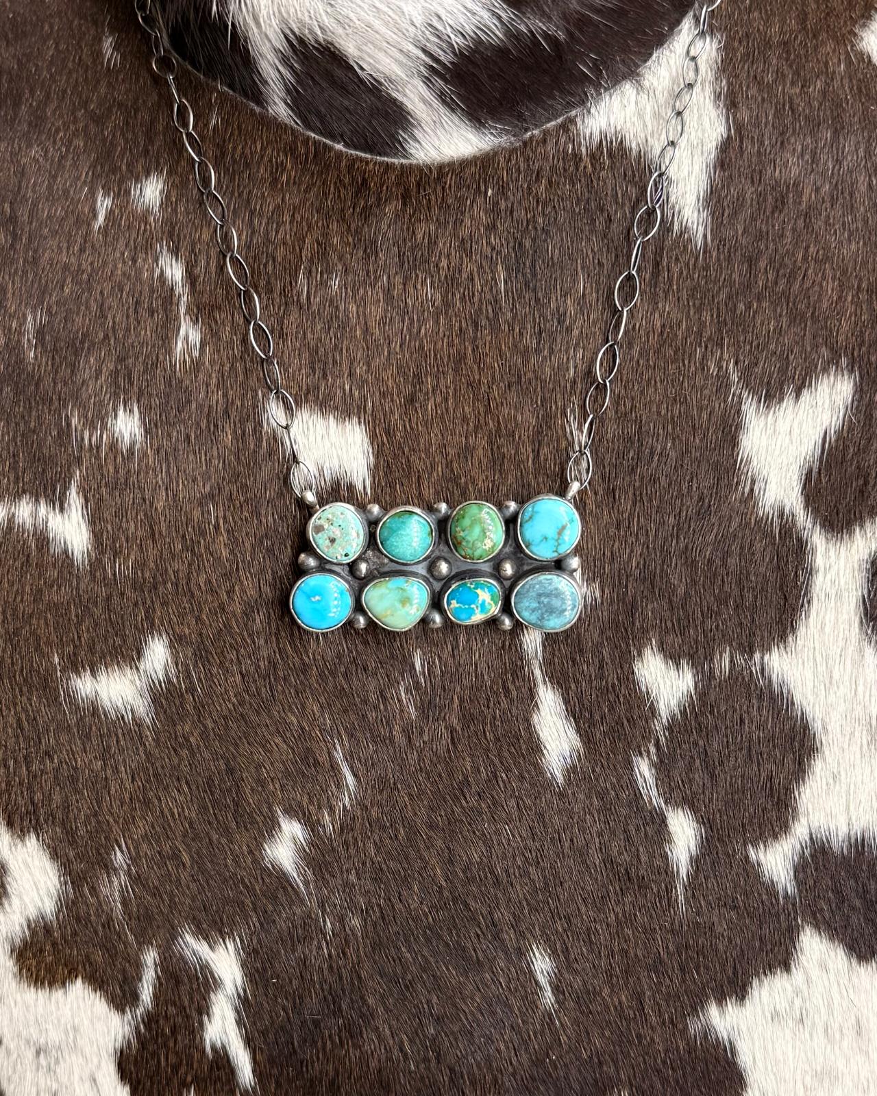 18" Pebbled Royston Mix Necklace *Native