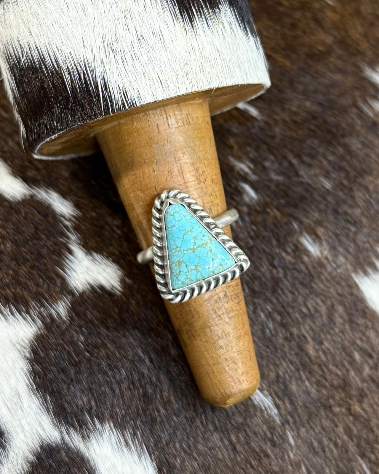 Judith Dixon Kingman Triangle Adjustable Ring *Native