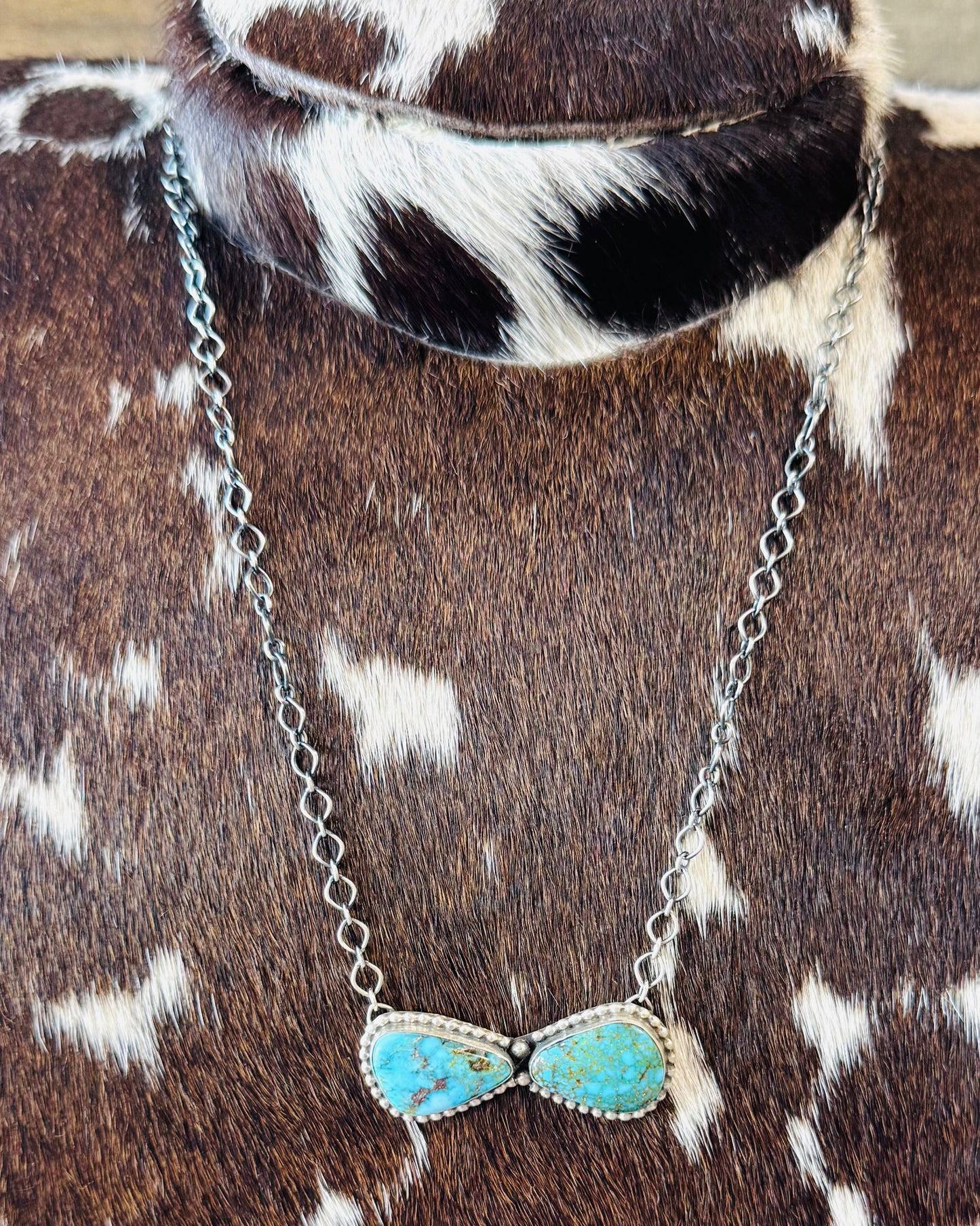 2 Stone Kingman Necklace *Native