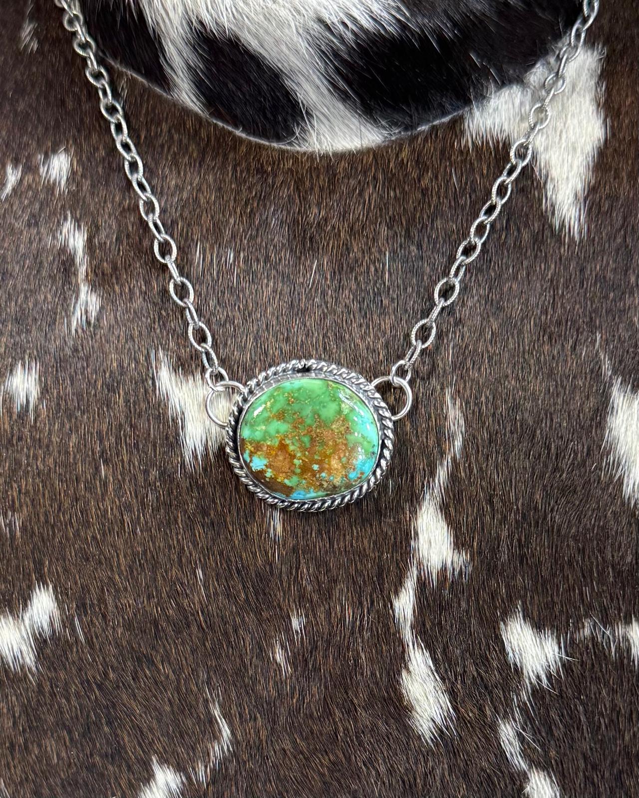 Sonoran Circle Stone Necklace *Non Native