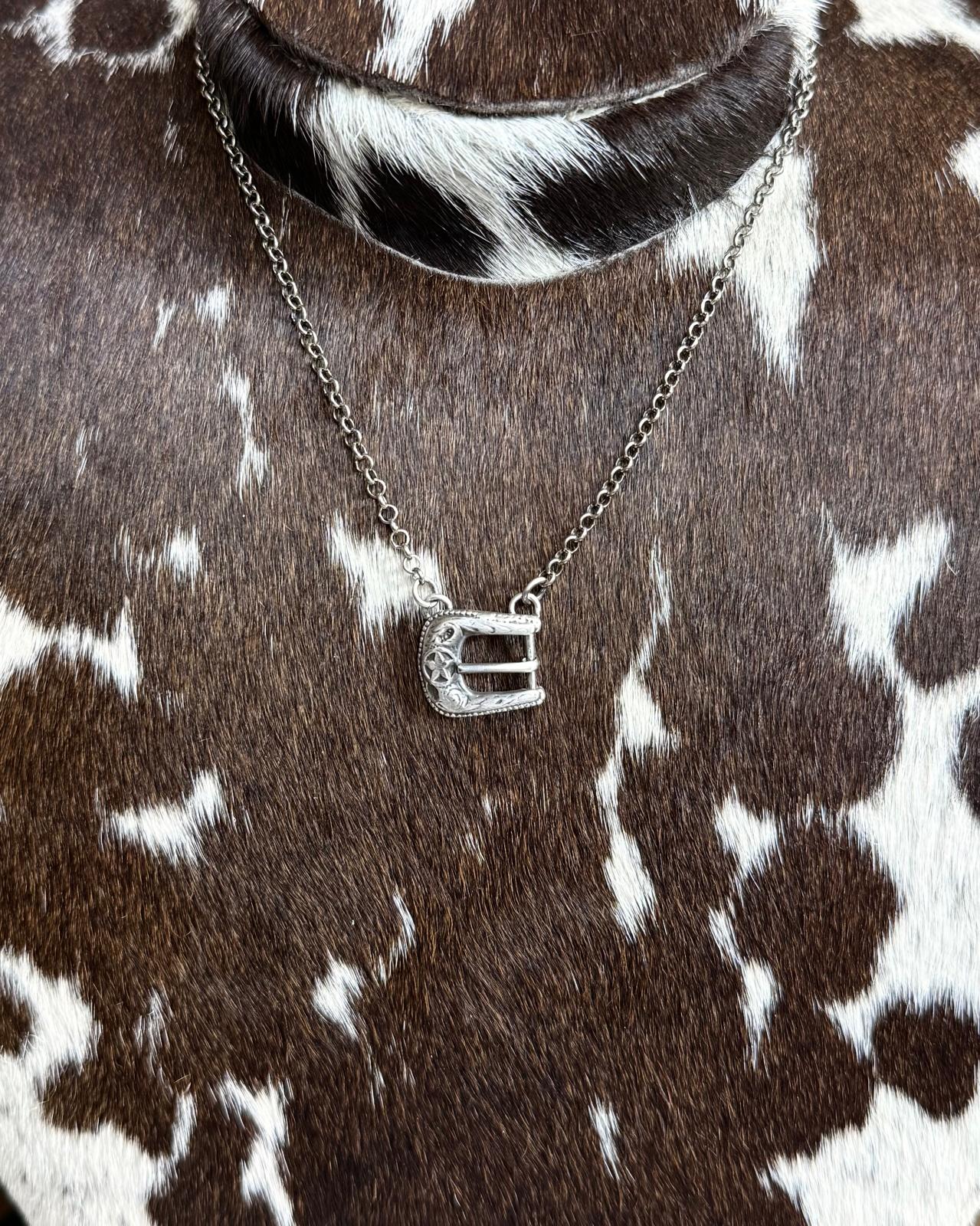 19" P.Yazzie Buckle Necklace *Native