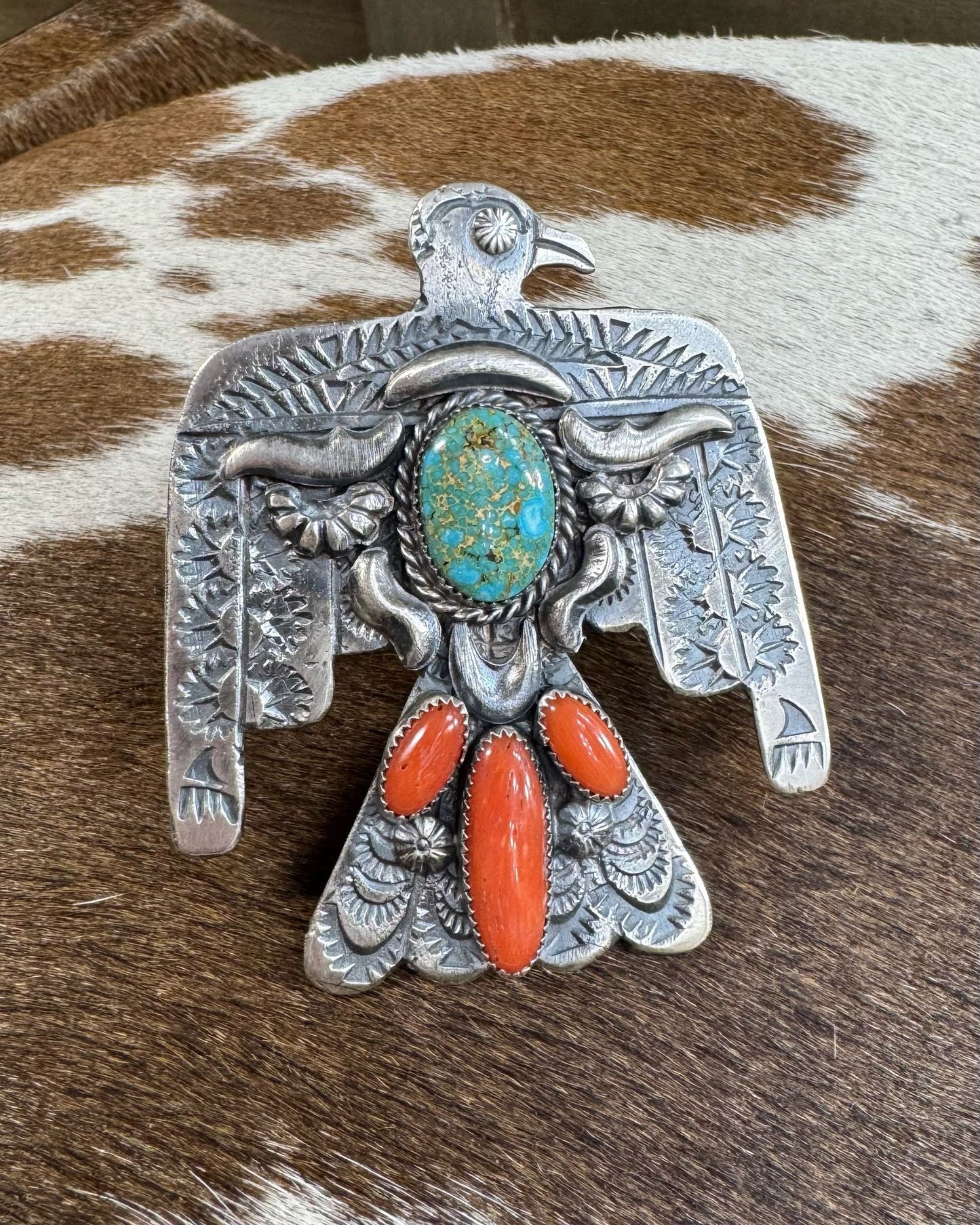 Richard Yazzie Thunderbird Statement Ring