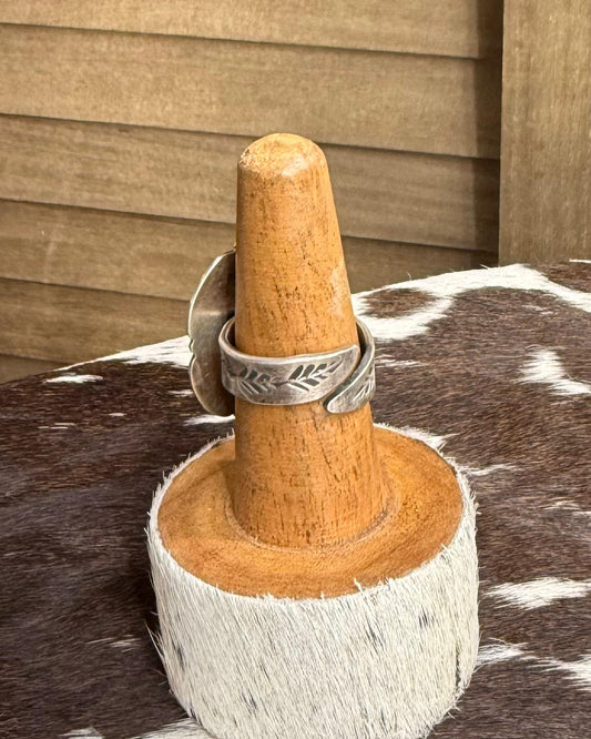 Golden Hills Round Border Ring *Native