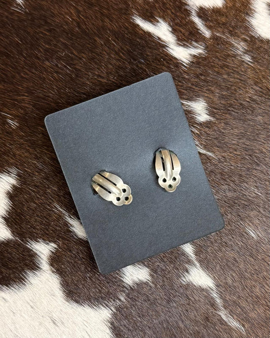 Vintage Circle Clip Ons