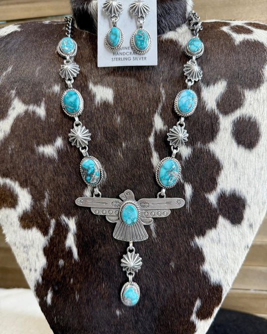 Russel Sam Thunderbird Necklace Set