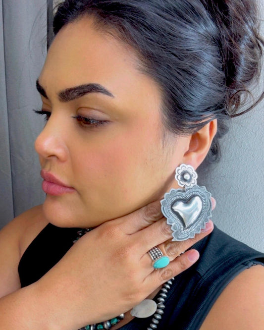 Leander Tahe Heart Dangles *Native