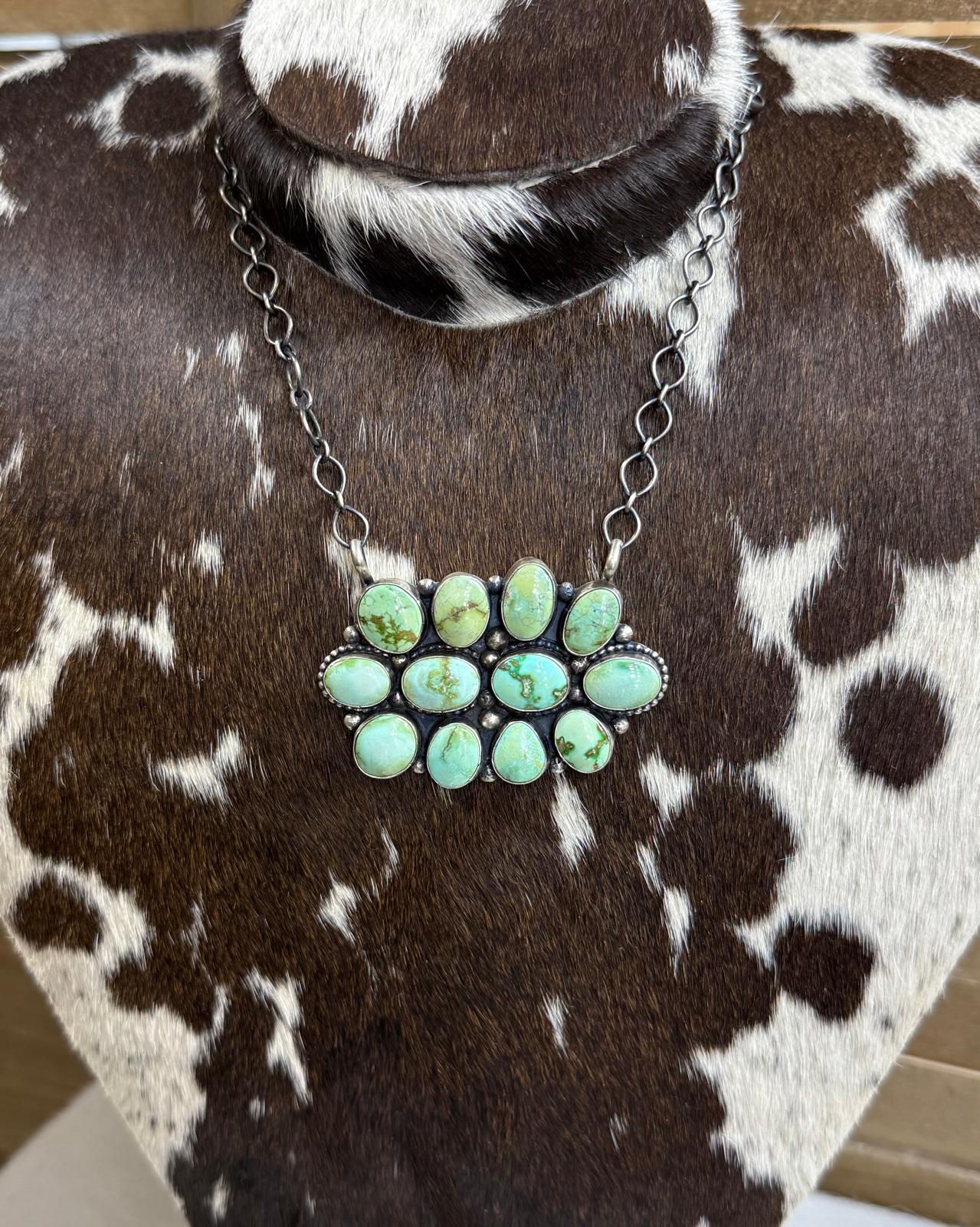 Travis J Cluster Bar Necklace *Native