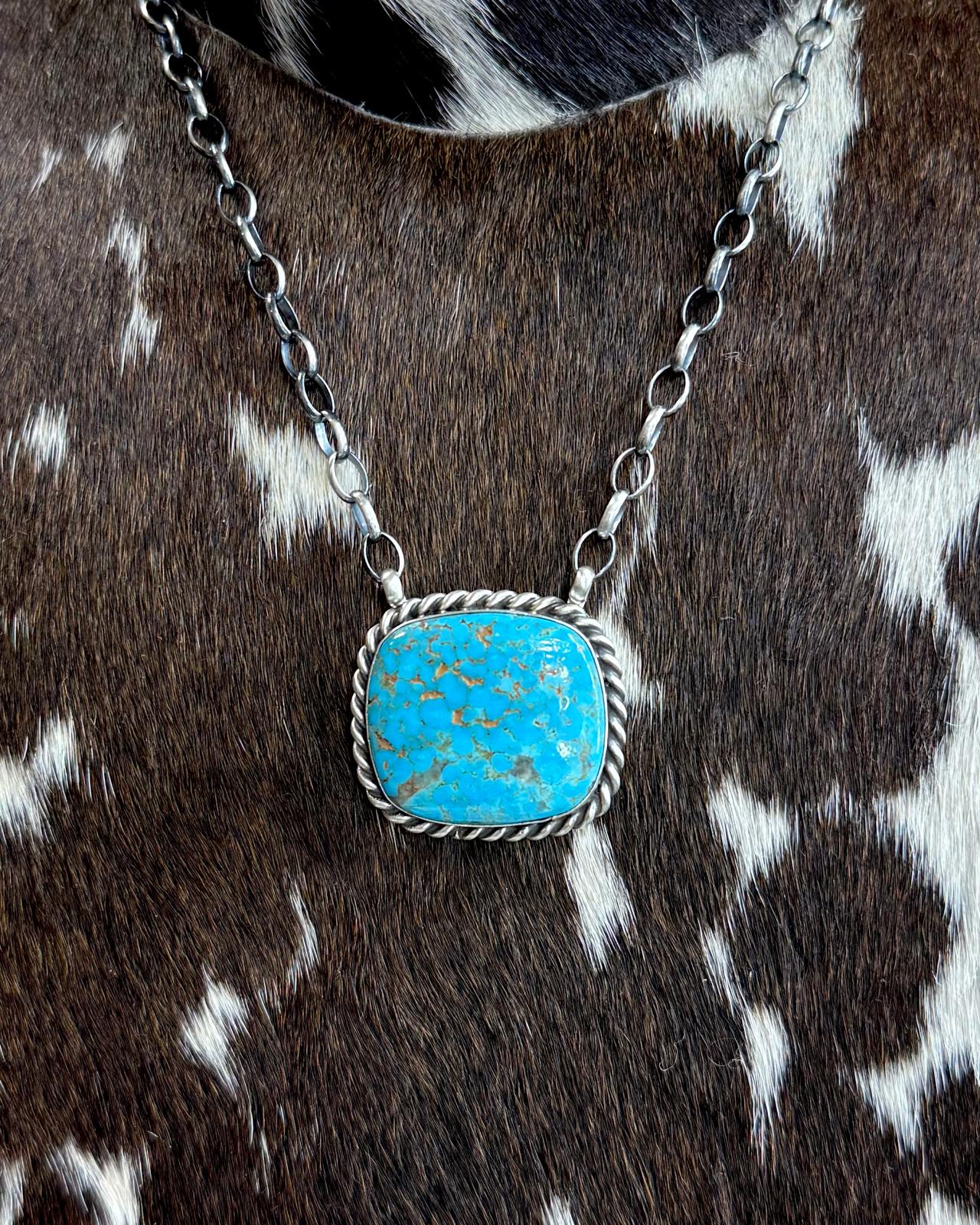 Augustine Largo Kingman Square Necklace *Native