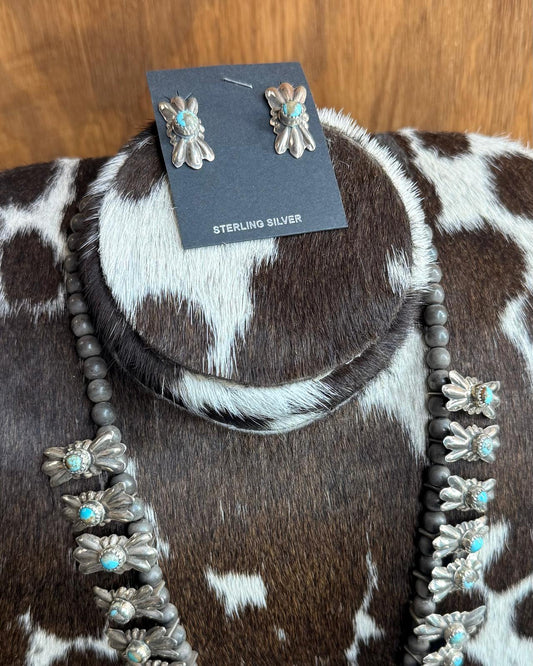 Antone Harley Sterling squash Blossom Set