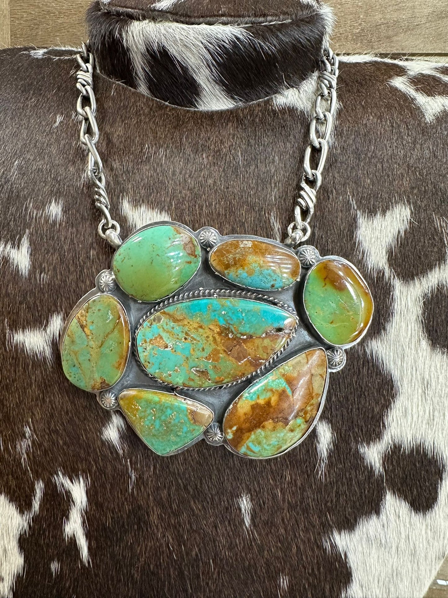 Boyd Ashley Royston Statement Cluster Necklace *Native