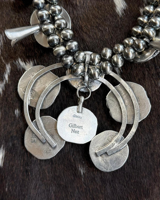 Gilbert Nez Royston Squash Blossom *Native