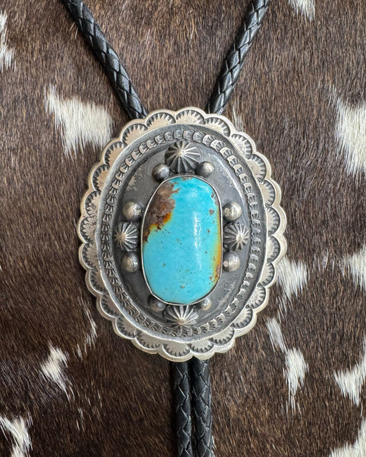 Chimney Butte Kingman Turquoise Bolo *Native