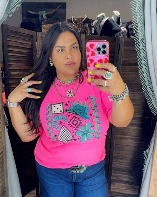 Neon Cowboy Killer Tee