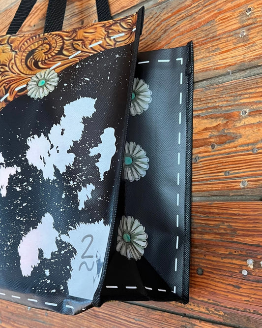 Cowhide Reusable Tote